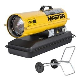 Nagrzewnica olejowa Master B 35 CED + zestaw kół