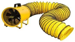 Zestaw wentylator osiowy Master BLM 6800 + Przewód giętki 7,6 m 340 mm 4515.560