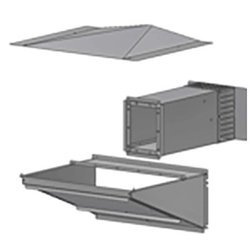 Zestaw do montażu na zewnątrz CF 75 Master 4015.164