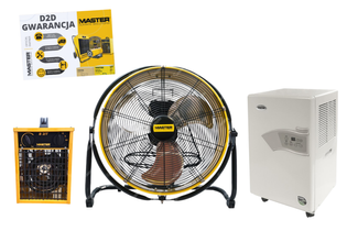 Profesjonalny Zestaw do Osuszania - Start Master (DH 721+B 2 IT + DF 20P) + Pakiet Door to Door