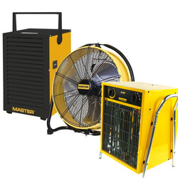 Zestaw MASTER do osuszania murów i ścian po zalaniu (PRO) - 400V